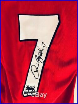 Manchester United 1998- Vintage Shirt David Beckham signed with C. O. A