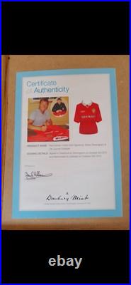 Manchester United 1999 Champions Framed Shirt Signed by Solskjaer & Sheringham