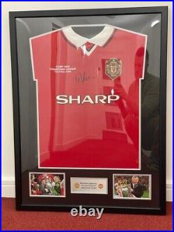 Manchester United 1999 Champions Leage Final SIGNED SIR ALEX FERGUSON Man Utd