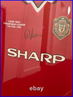 Manchester United 1999 Champions Leage Final SIGNED SIR ALEX FERGUSON Man Utd
