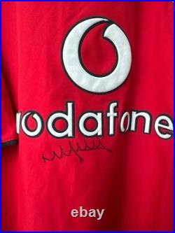 Manchester United 2002/04 home BNWT Nike mens XL (signed by Nicky Butt no COA)