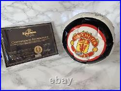 Manchester United 2005/06 Squad Hand Signed Ball Football MUFC With Certificate