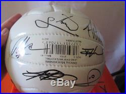 Manchester United 2005-2006 Squad Signed Football with club COA Rooney