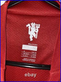 Manchester United 2007/08 Genuine Shirt Signed By Park And Irwin Man Utd U