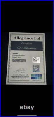 Manchester United 2007/08 Shirt Signed by Ronaldo 3D Frame