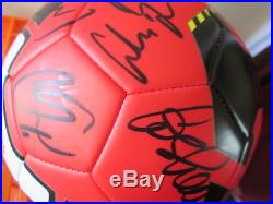 Manchester United 2008-2009 Squad Signed Football with club COA inc Rooney