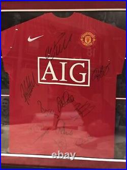 Manchester United 2008 Signed Shirt Jersey Cristiano Ronaldo Official