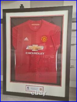 Manchester United 2016/17 Team Signed Shirt Red Adidas