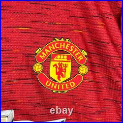 Manchester United 2020/2021 Signed Authentic Home Shirt Rashford MUFC COA