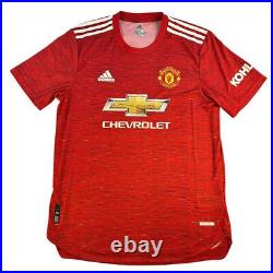 Manchester United 2020/2021 Signed Authentic Home Shirt Shaw MUFC COA Manchester United 2020/2021 Signed Authentic Home Shirt Shaw MUFC COA
