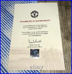 Manchester United 2020-2021 Squad Signed Shirt Inc. Official COA
