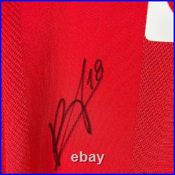 Manchester United 2021/2022 Authentic Home Shirt Squad Signed MUFC COA