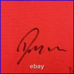 Manchester United 2021/2022 Home Shirt Squad Signed MUFC COA