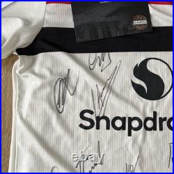 Manchester United 24/25 Third Shirt Signed by squad club COA
