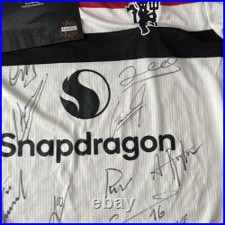 Manchester United 24/25 Third Shirt Signed by squad club COA
