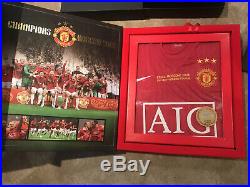 Manchester United 3 Boxsets Signed Rooney Champions 08, 19 Shirt Limited Edition