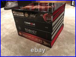 Manchester United 4 Box Sets Signed Rooney Giggs 2008 19 Shirt Commemorative Box