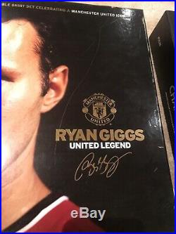 Manchester United 5 Boxsets Signed Rooney Giggs Champions 19 2008 Best Shirt Box