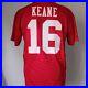 Manchester United 94 96 Number 16 Retro Home Shirt Signed Roy Keane