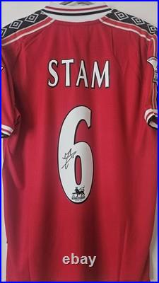 Manchester United 99 Shirt Hand Signed By Jaap Stam