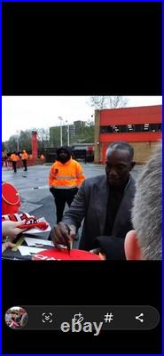 Manchester United 99 UEFA Shirt Hand Signed By Dwight Yorke Manchester United 99 UEFA Shirt Hand Signed By Dwight Yorke