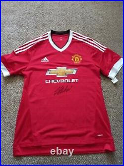 Manchester United Adizero Home Man Utd Shirt Signed Marcus Rashford