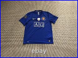 Manchester United Anniversary Shirt 2008 Signed JOHN O'SHEA + DARRON GIBSON