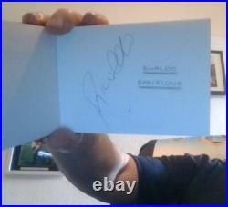Manchester United Autograph Book signatures from 1999 treble team Manchester United Autograph Book signatures from 1999 treble team