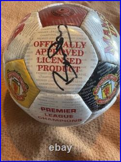 Manchester United Ball Signed By 93/94 Squad Including Giggs, Cantona and Keane