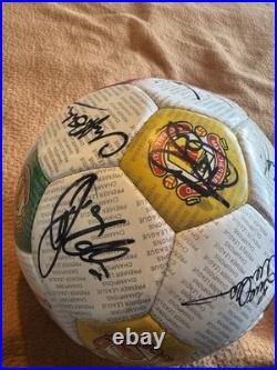 Manchester United Ball Signed By 93/94 Squad Including Giggs, Cantona and Keane