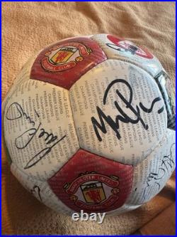 Manchester United Ball Signed By 93/94 Squad Including Giggs, Cantona and Keane