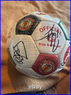 Manchester United Ball Signed By 93/94 Squad Including Giggs, Cantona and Keane