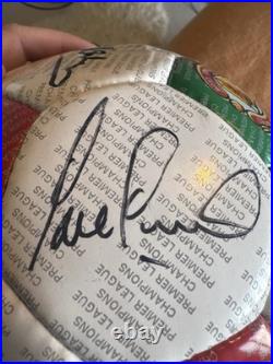 Manchester United Ball Signed By 93/94 Squad Including Giggs, Cantona and Keane