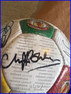 Manchester United Ball Signed By 93/94 Squad Including Giggs, Cantona and Keane