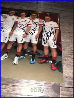 Manchester United Class of 92 Signed Photo Sir Alex Giggs Butt Neville Scholes