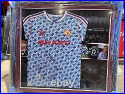 Manchester United Class of'92 signed shirt Beckham Giggs Scholes Butt Neville