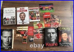 Manchester United Collection Signed Autobiography, Signed Postcard 1999-2000 Manchester United Collection Signed Autobiography, Signed Postcard 1999-2000