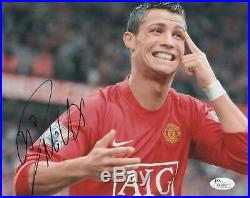 Manchester United Cristiano Ronaldo Autographed Signed 8x10 Photo JSA COA
