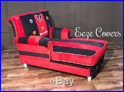 Manchester United Daybed Sofa Chaise Bryan Robson Signed