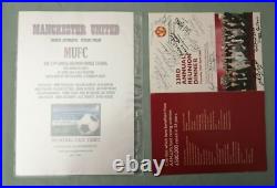Manchester United Dinner Menu 2008 Signed By 16 Former Players Coa Rare Genuine Manchester United Dinner Menu 2008 Signed By 16 Former Players Coa Rare Genuine