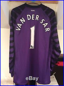 Manchester United Edwin Van Der Sar 2010-11 Signed & match worn football shirt