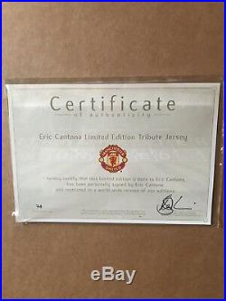 Manchester United Eric Cantona Framed Signed Shirt