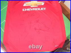 Manchester United FC 2017/18 Season Squad Signed Shirt de Gea Mata Shaw Lukaku