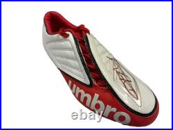 Manchester United FC Harry Maguire Signed Umbro Football Boot + Dealer COA Manchester United FC Harry Maguire Signed Umbro Football Boot + Dealer COA