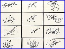 Manchester United F. C. 1999 Treble Winning Squad 24 In Person Signed Cards