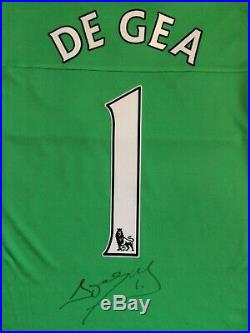 Manchester United Goalkeeper 1 Shirt Signed By David De Gea With Guarantee