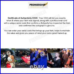 Manchester United Hand Signed 2008 Moscow CL FINAL Programme PSA QO Card + COA