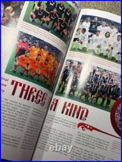 Manchester United Hand Signed 2008 Moscow CL FINAL Programme PSA QO Card + COA