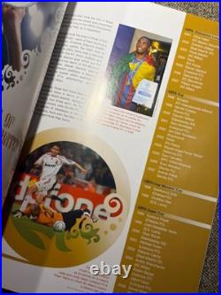 Manchester United Hand Signed 2008 Moscow CL FINAL Programme PSA QO Card + COA