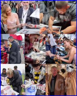 Manchester United Hand Signed 2008 Moscow CL FINAL Programme PSA QO Card + COA